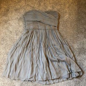J Crew Silk Strapless Dress